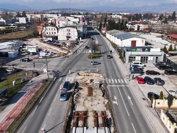 Traffic changes in Sarajevo due to the construction of a tram line