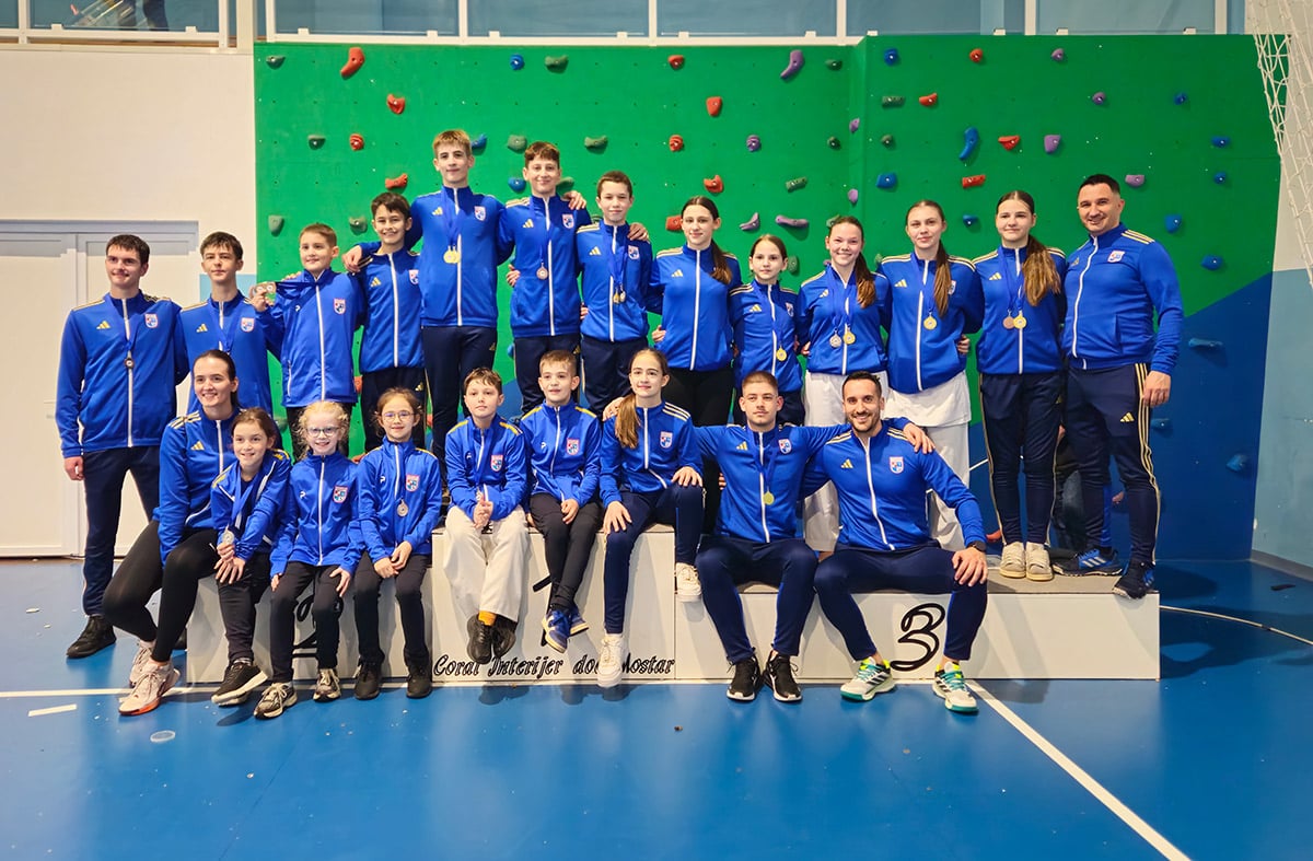 Karate club Široki Brijeg the most successful in the first round of the League of Herzegovina