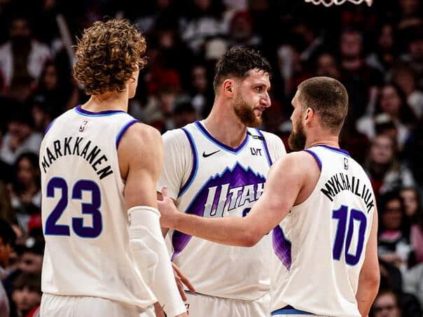 Jusuf Nurkic’s new double-double in the defeat of the Utah Jazz
