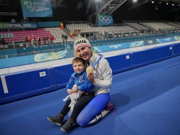 It is the main theme of the Olympics: "Supermom" won two golds