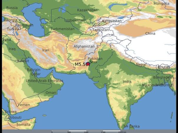 Pakistan hit by a strong earthquake