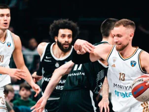 Partizan caused Dubai its first defeat in the ABA League this season