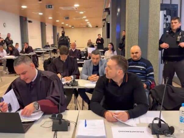 Cezar’s trial began in Ljubljana, Avdić released a video from the courtroom