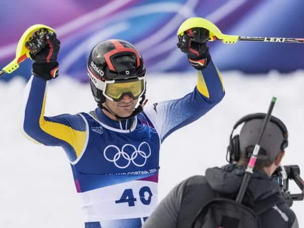Šljivić won 23rd place after the first slalom run at the Milan-Cortina Zoo
