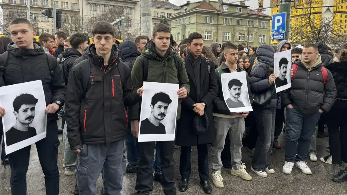 Citizens blocked traffic in Sarajevo