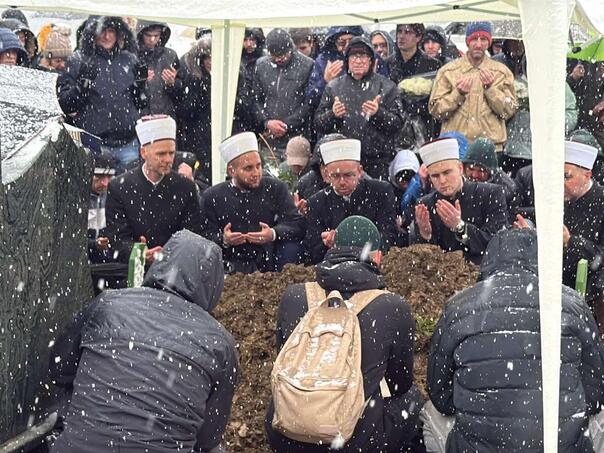Grief in Brčko: Funeral service for Erdoğan Morankić