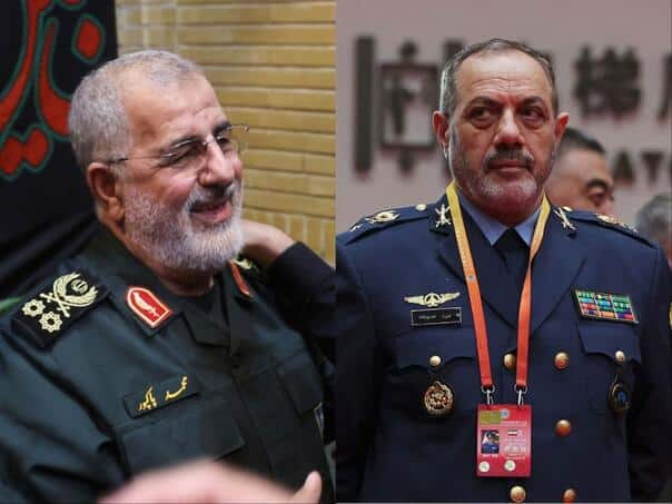 The Iranian defense minister and the head of the guard were killed in the attacks