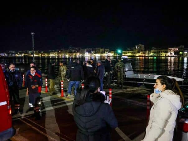 14 migrants died in a collision with a Greek coast guard ship