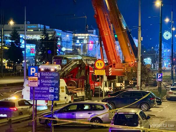 The tram in front of the National Museum has been removed
