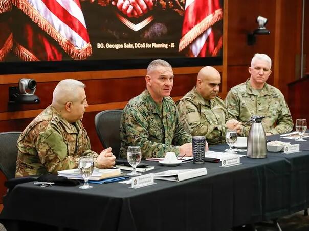 Lebanese military officials met with American generals