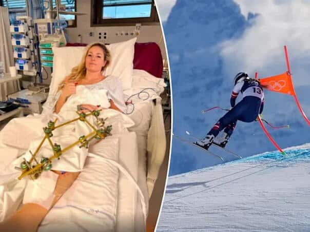 Vonn: Since the race, I’ve been lying motionless in a hospital bed