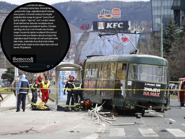 Edin Džeka’s son-in-law helped save the girl after the tram accident
