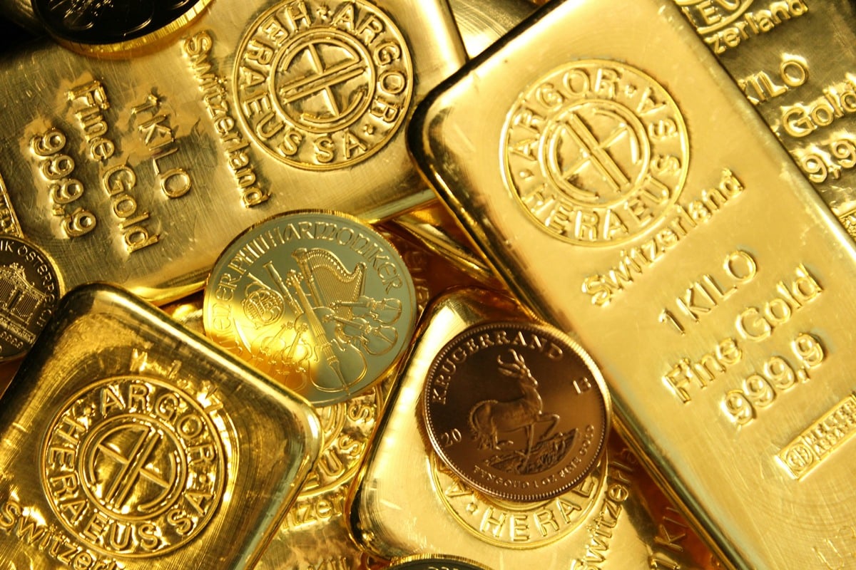 Gold is set for its biggest daily gain since 2008 after a two-year slide