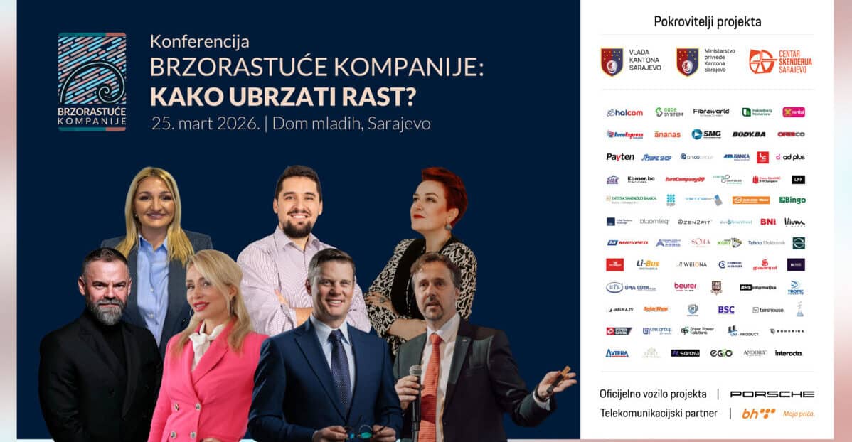 More than 300 directors and entrepreneurs come to the conference “How to accelerate growth?” in Sarajevo