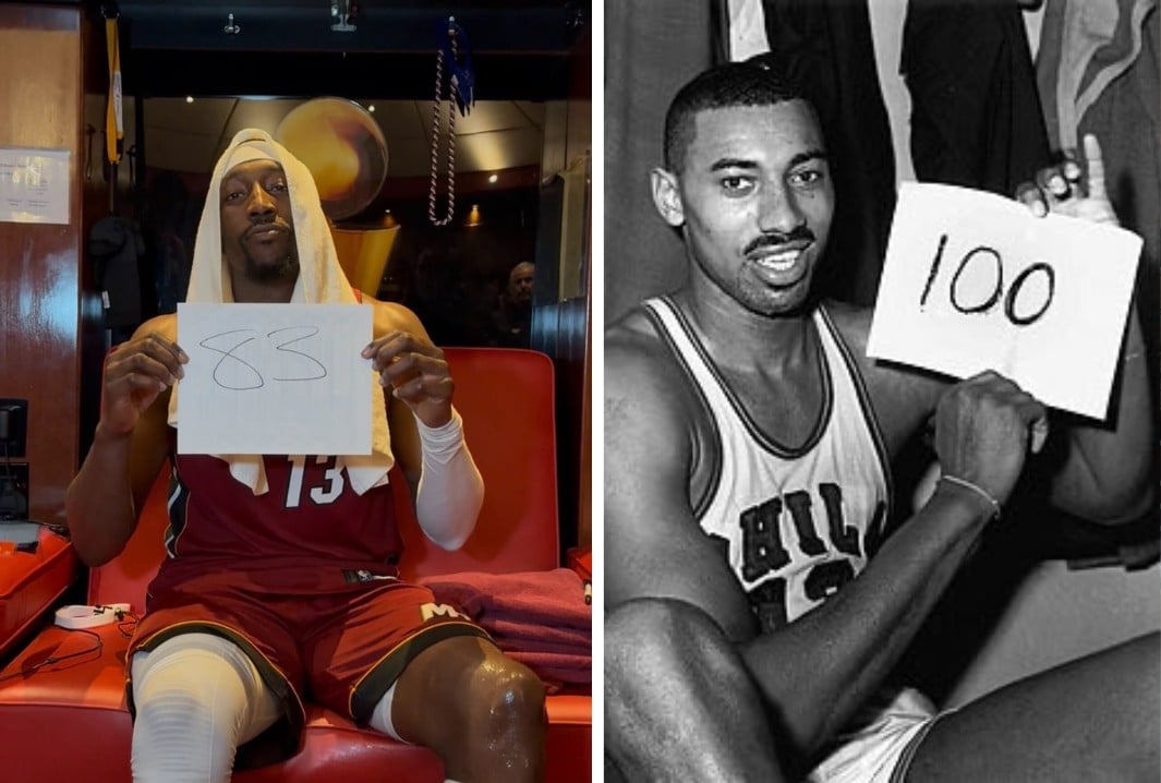 Adebayo scored 83 points and stood right next to the legendary Wilt Chamberlain