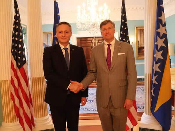 Bećirović with Landau: BiH concretely proved that it is a reliable partner of the USA