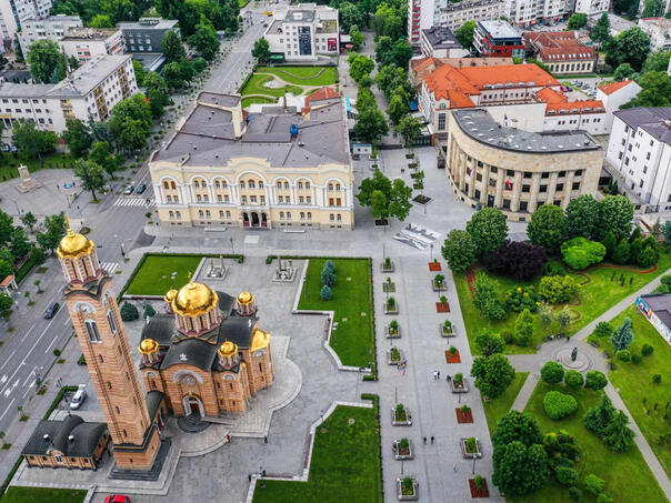 The center of Banja Luka remained without water