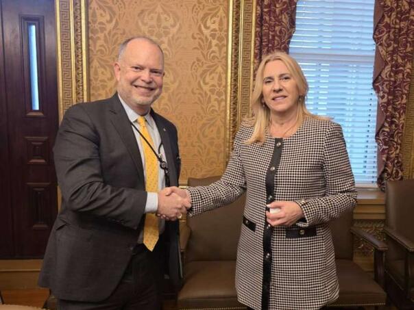 Cvijanović met with Donald Trump’s special assistant
