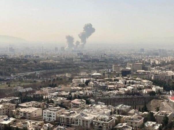 Two powerful explosions echoed in Tehran