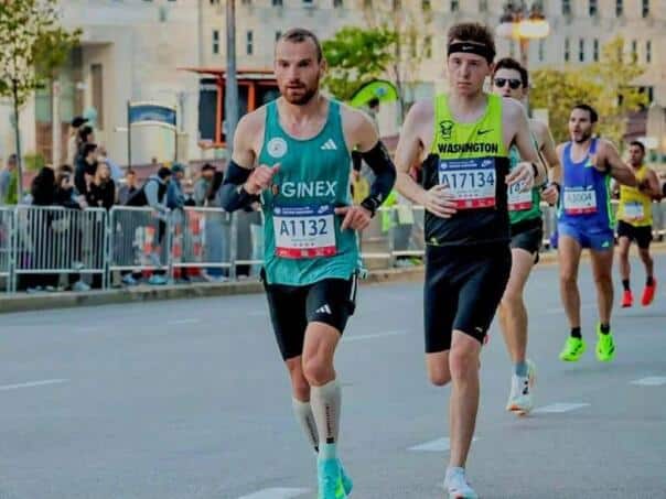 Emir Hastor is participating in the Rome Marathon on March 22