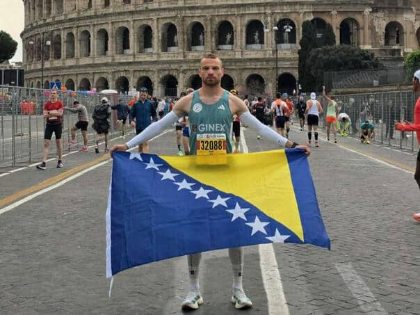 Emir Hastor achieved 17th place at the Rome Marathon
