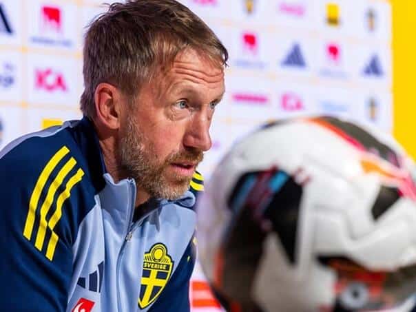 Graham Potter remains the coach of Sweden