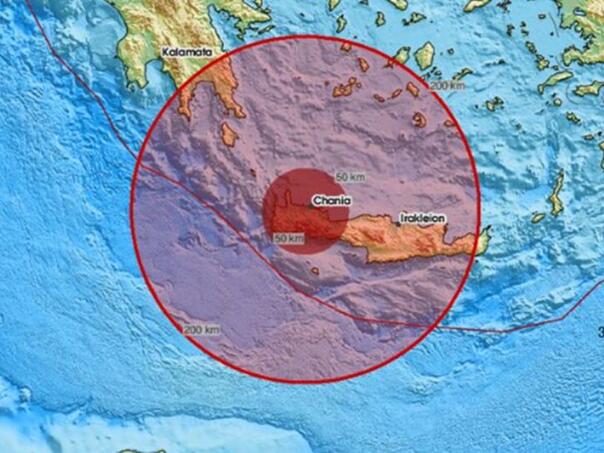 Greece was hit by a strong earthquake