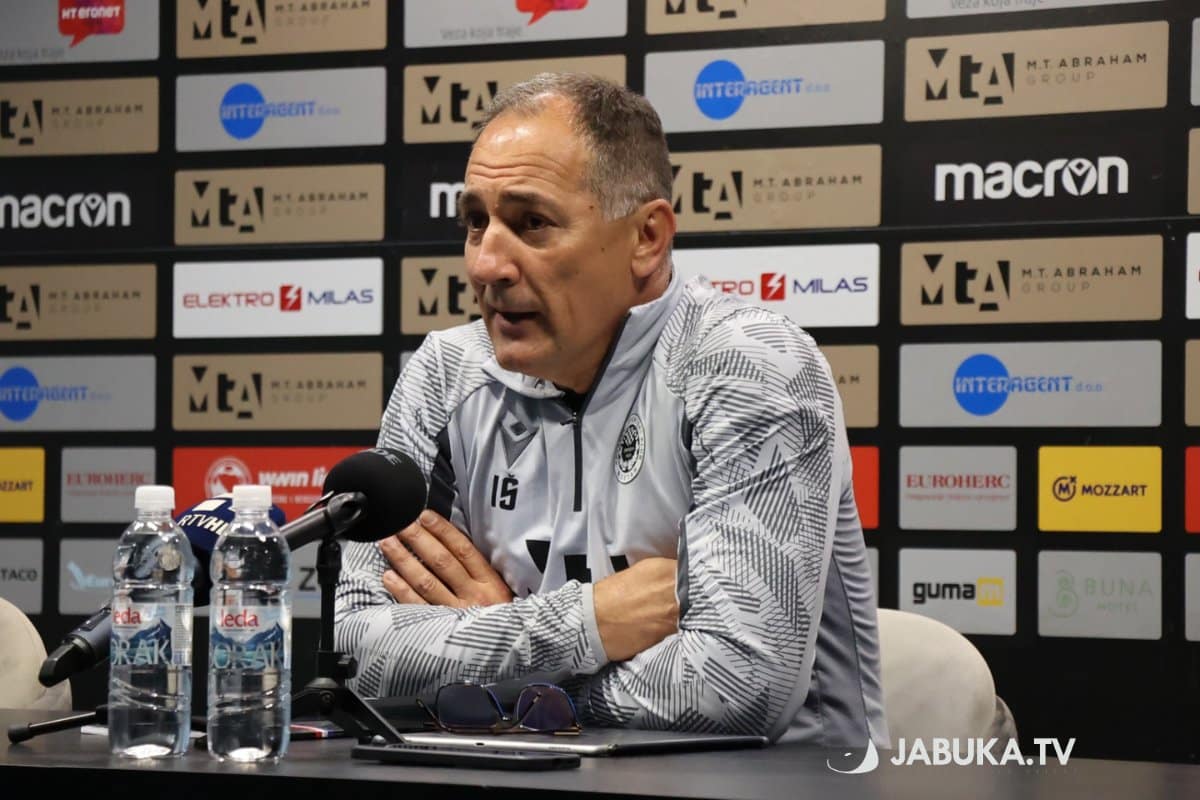 Štimac ahead of Sarajevo: “You have to fight, you have to die for the club and the jersey”