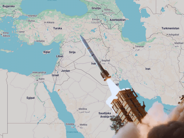 Iranian missiles in the airspace of Turkey and Qatar