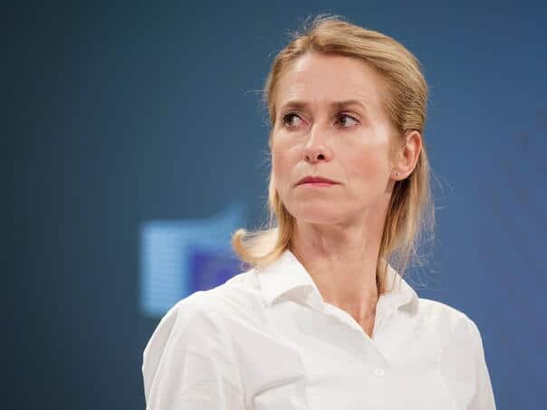 Kallas accused Russia of providing intelligence support to Iran