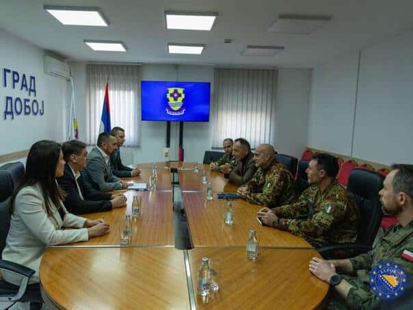 EUFOR commander visited Doboj, emphasized support for security in Bosnia and Herzegovina