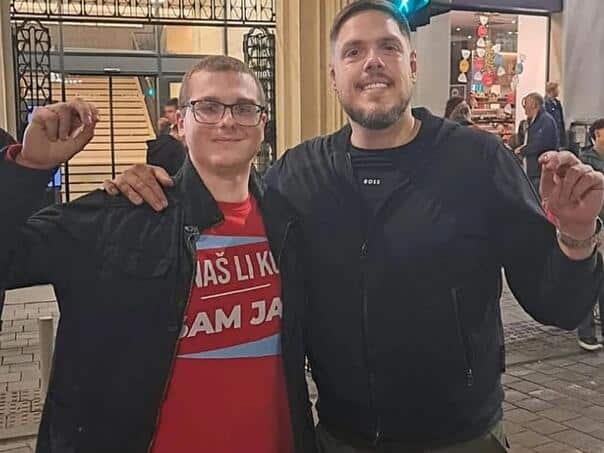 The Arena Sport commentator was fired for taking a photo with Igor Štimec