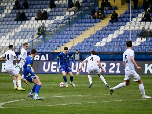 Young BH football players drew with the Slovenians