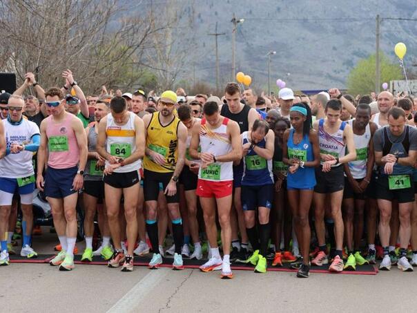 Mostar as a half marathon: 1,650 runners from 58 countries of the world are participating