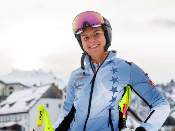 Muzaferia won the 42nd place in the super giant slalom in Val di Fassi
