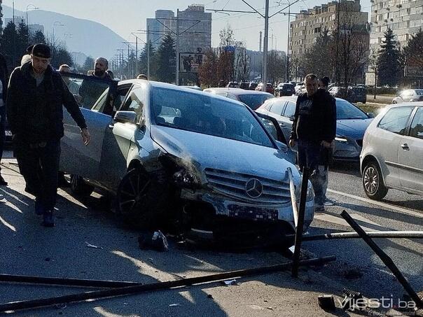 Accident in Dolac Malta: The car crashed into a fence