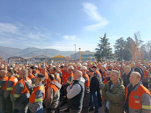 The protest of the workers of Nova Željezara Zenica was cancelled