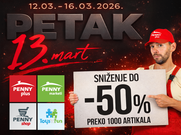 "Friday the 13th": Up to 50 percent off over 1,000 items at Penny