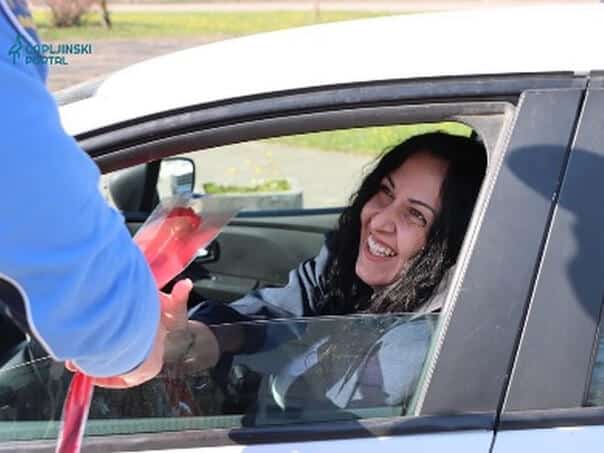 The police in Čapljina only stopped female drivers today, but not because of a fine