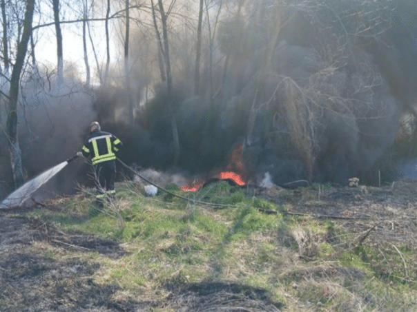 Fire in Zvornik, services on the ground