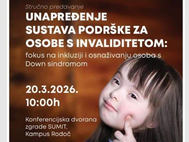 Lecture on improving support for people with Down syndrome in Mostar