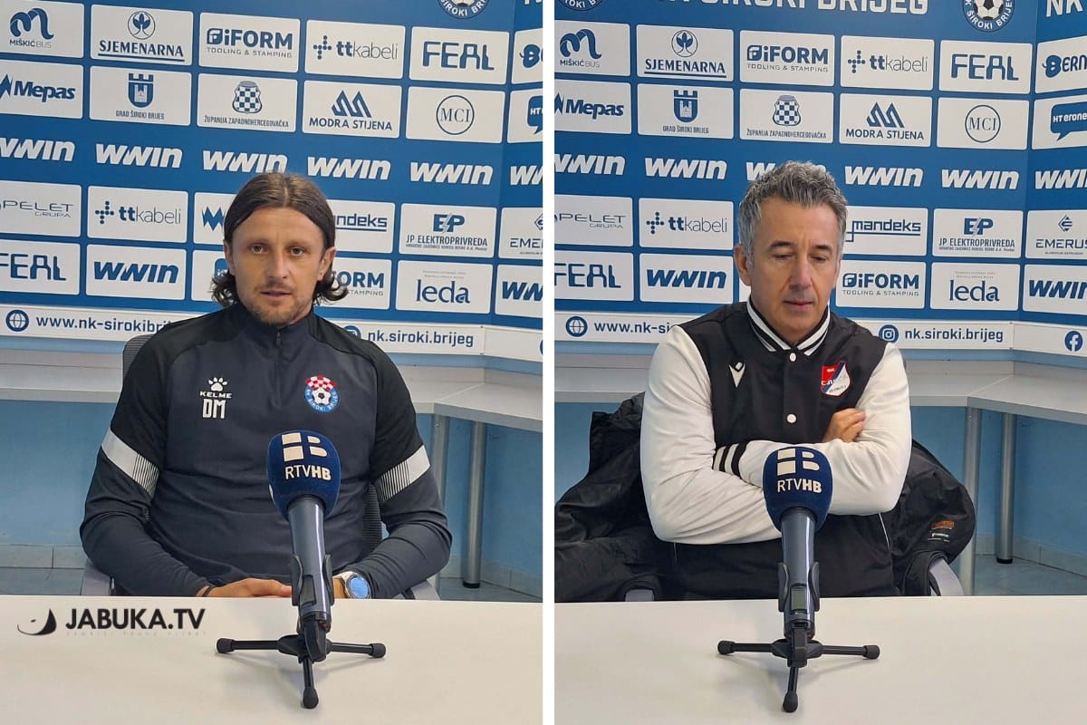 Milanović: Thank you guys, they are heroes; Jusufbegović: Široki was better for the goal