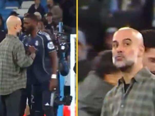 Rudiger "boiled" with Guardiola, the Spaniard blew him a kiss