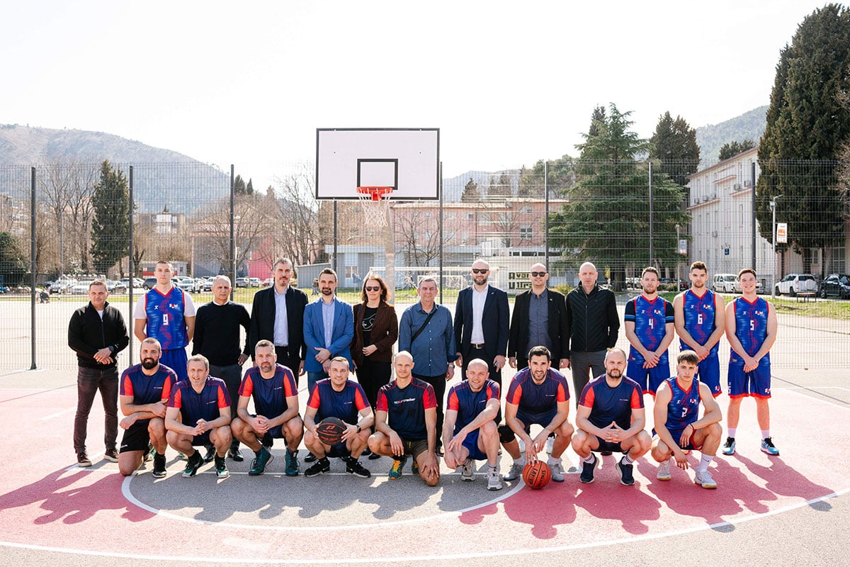 The renewed sports fields in the SUM Campus were ceremonially opened with a demonstration match