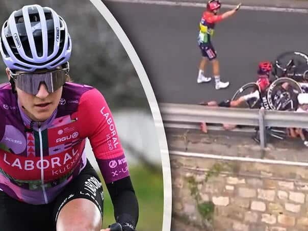 Silvestri immobile after a gruesome fall, season over
