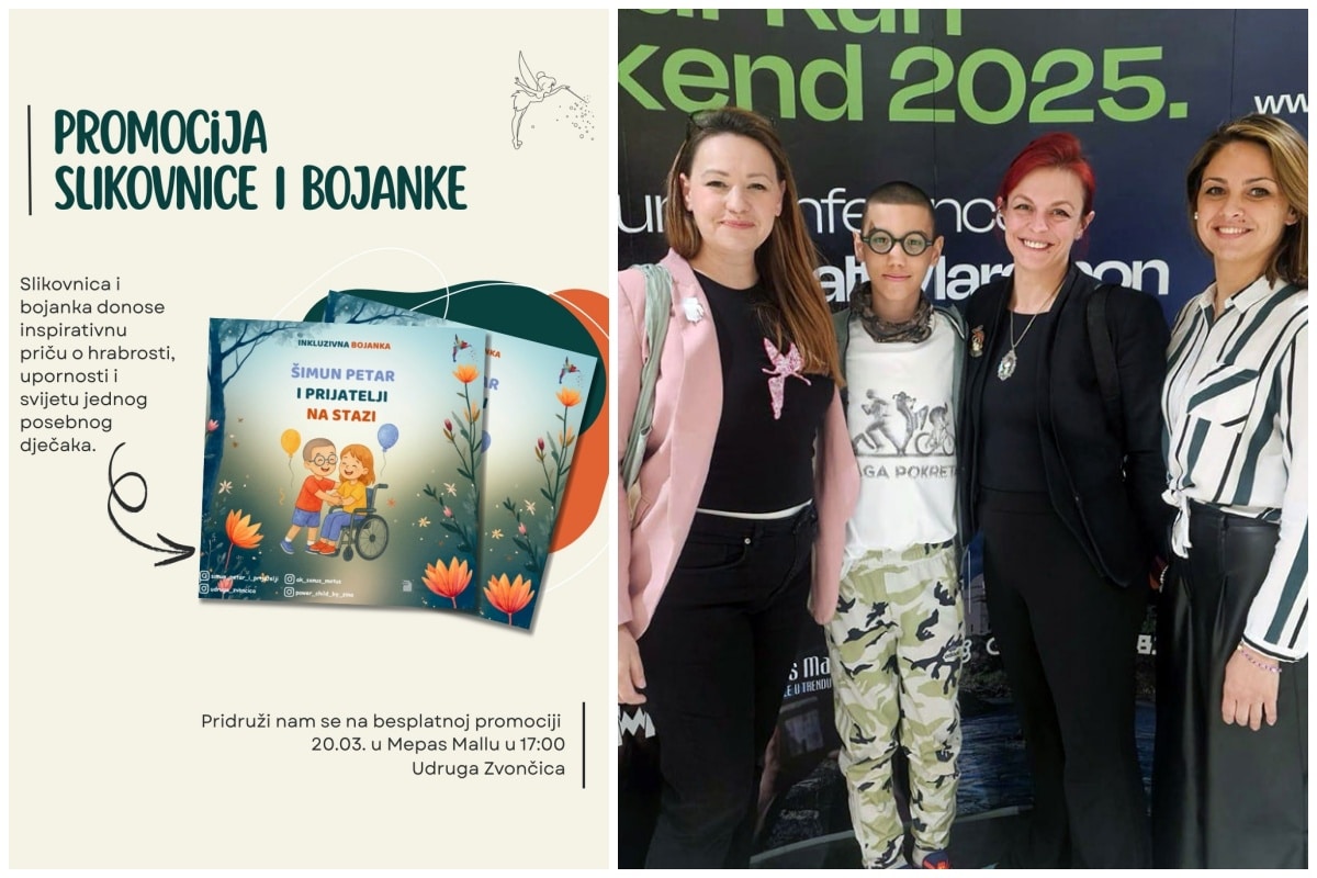 A boy on the autism spectrum breaks down prejudices in Mostar: Šimun Petar runs a half-marathon and publishes a picture book