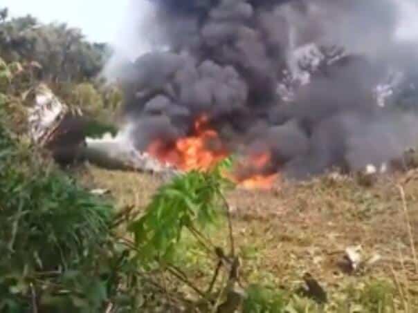 A military plane crashed in Colombia: Dozens of soldiers were on board