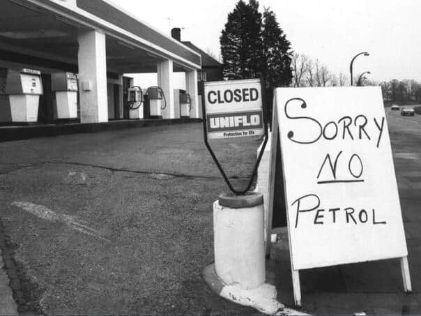 The world is threatened by an oil crisis like the one in the 1970s