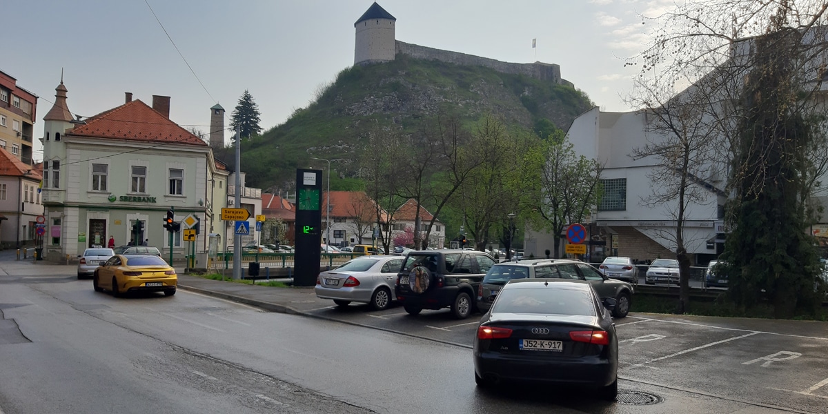 From sun to snow: Sudden weather change in BiH