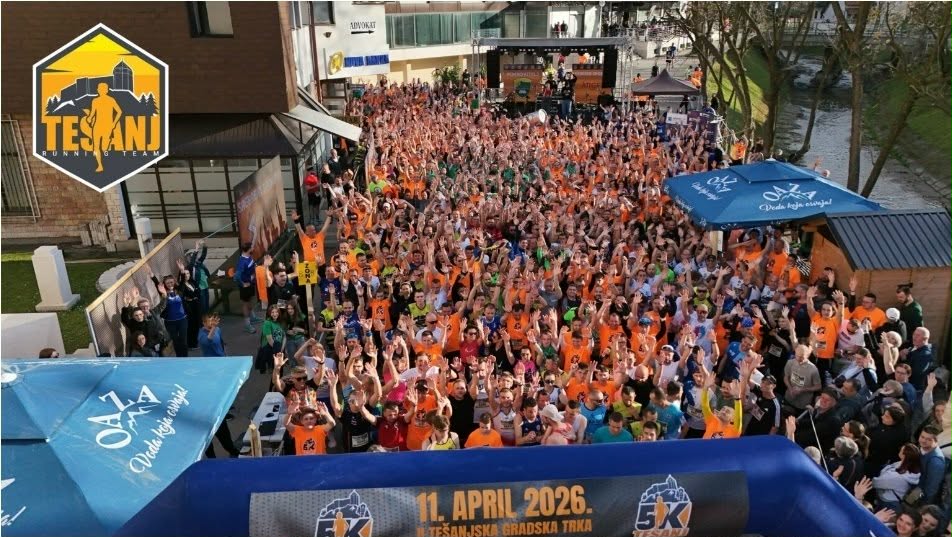 RECORD IN TEŠANJ: The second edition of the “Tešanj 5K” race almost doubled the number of participants!